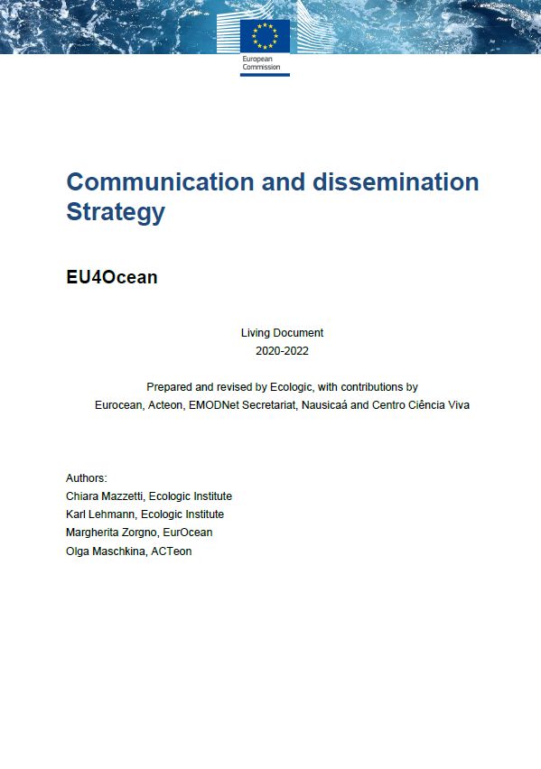Cover Communication Strategy EU4Ocean
